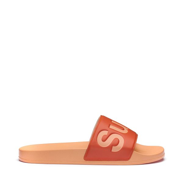 Superga 1908 Slides Polysoft Orange Slides - Men's Shoes USA | US7595005